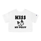 Kiss My Pussy - Women's Crop Top - Witty Twisters Fashions